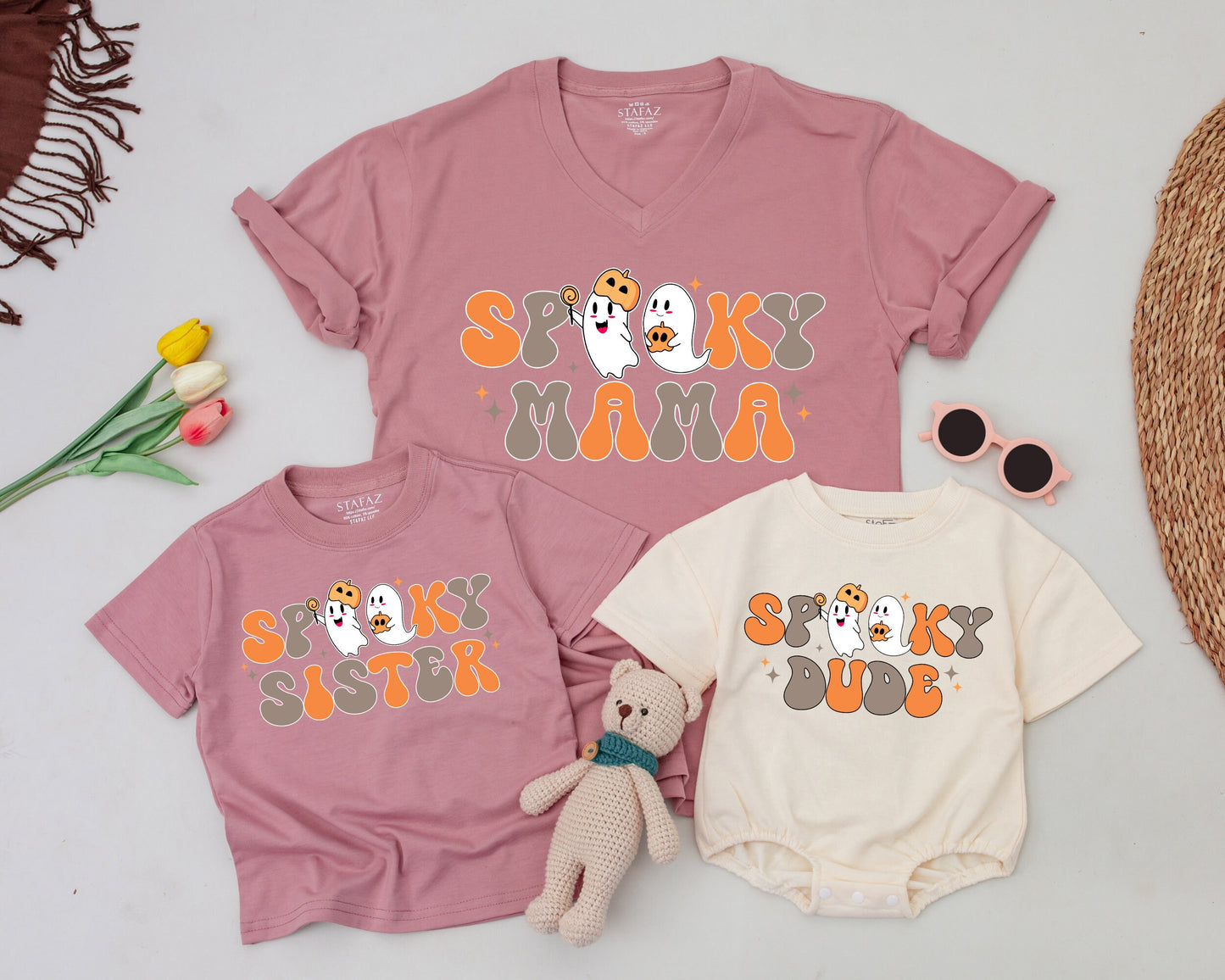 Spooky 1st Birthday Family Tees: Halloween Matching Outfits