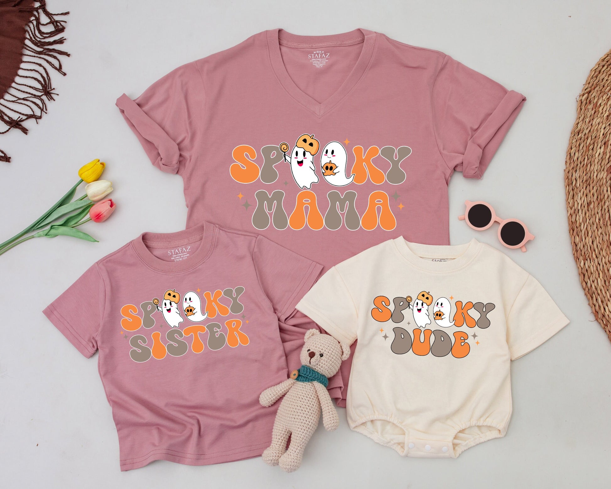 Spooky 1st Birthday Family Tees: Halloween Matching Outfits