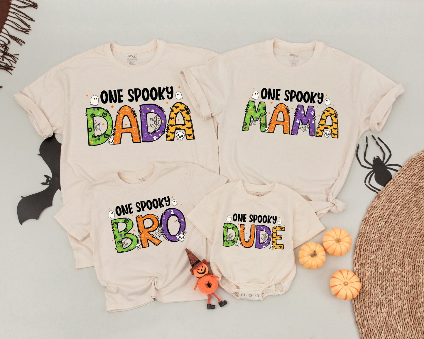 Spooky Family Matching Shirts - Halloween 1st Birthday Outfits