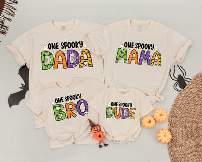 Spooky Family Matching Shirts - Halloween 1st Birthday Outfits