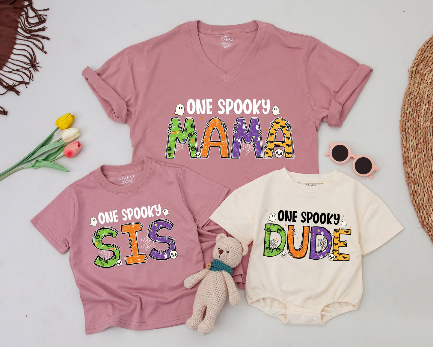 Spooky Family Matching Shirts - Halloween 1st Birthday Outfits