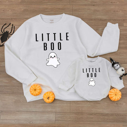 Boo Baby Romper: Cute Halloween Bodysuit for Fall & Thanksgiving Fun