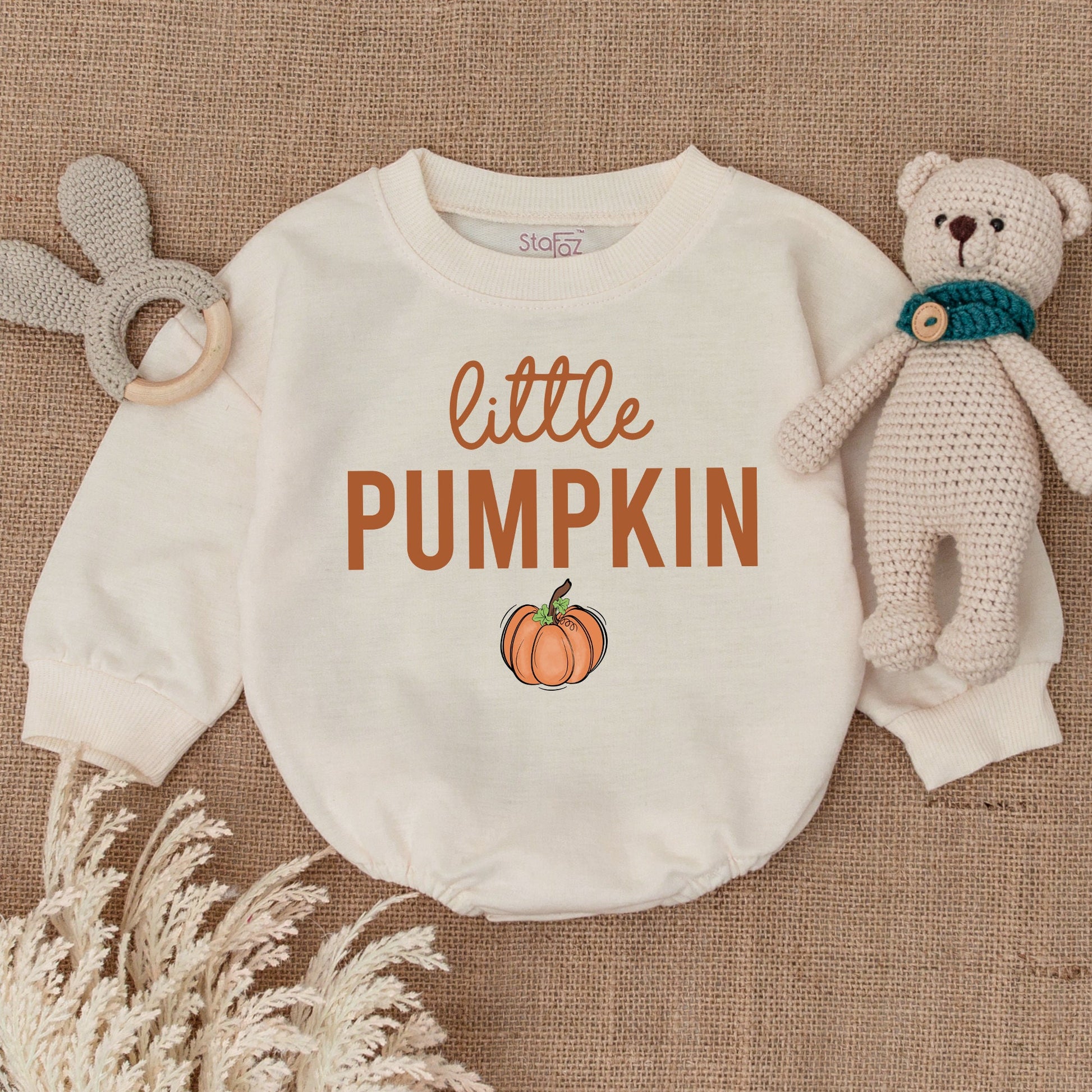 Pumpkin Bodysuit for Baby's First Fall: Thanksgiving & Halloween  