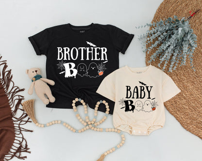 Matching Boo Family Shirts: Daddy, Mommy, Baby Halloween Outfit