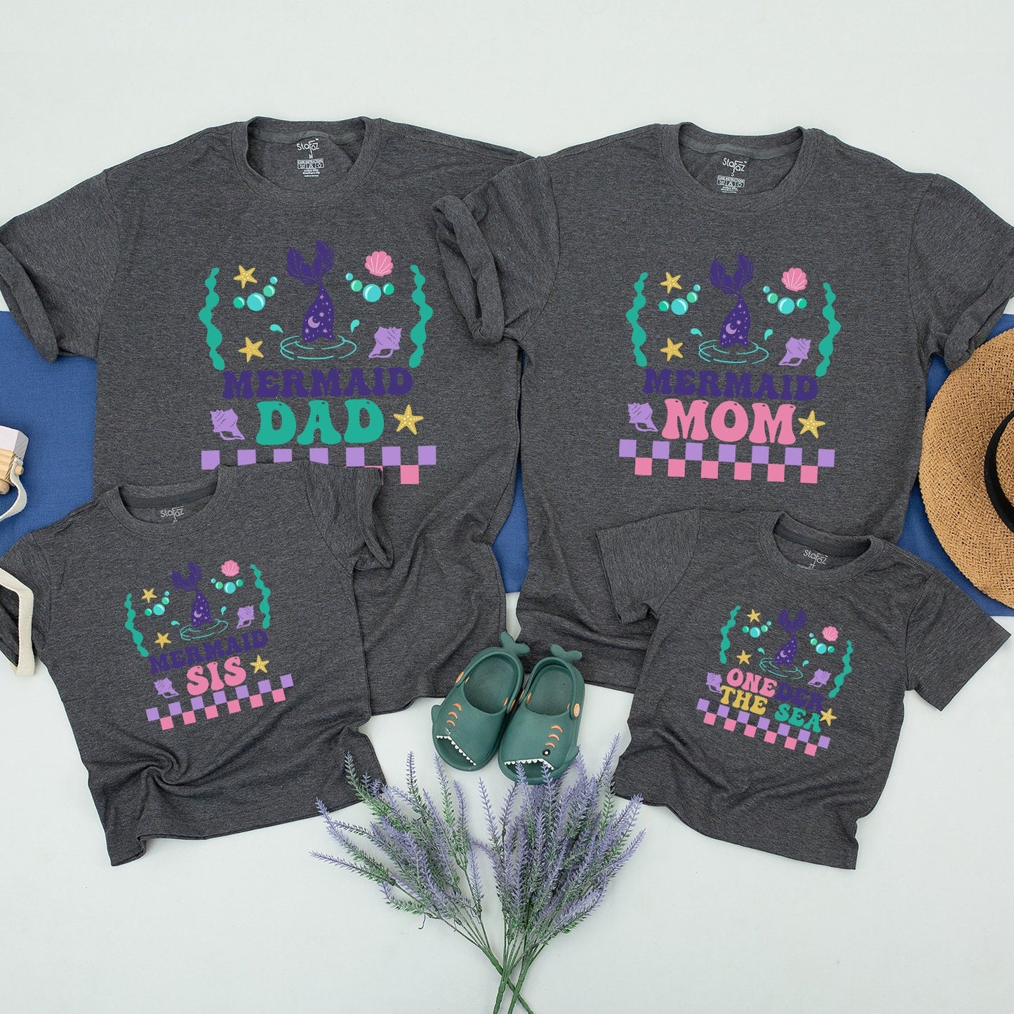 Mermaid Family Birthday Shirt | Matching Theme for 1st Birthday Party
