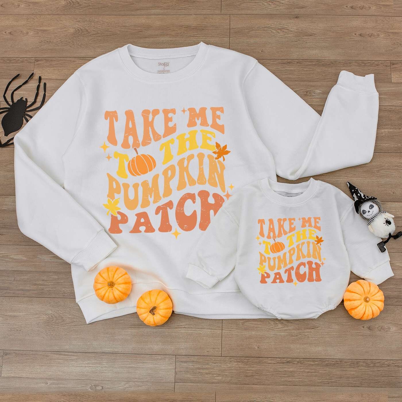 Pumpkin Patch Baby Romper: Fall Newborn Outfit & Thanksgiving Gift