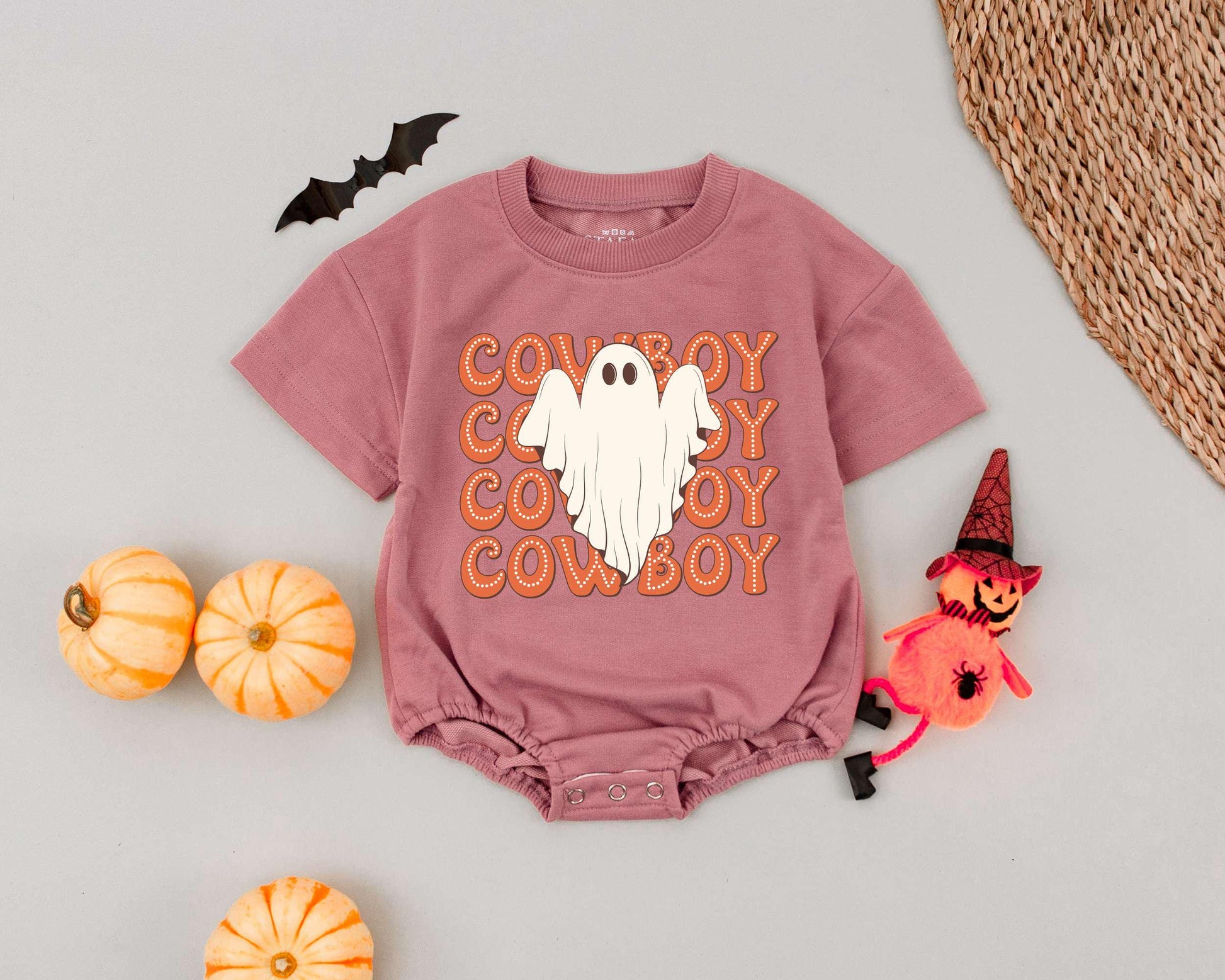 Western Boo Romper: First Halloween Baby Cowboy Costume Gift