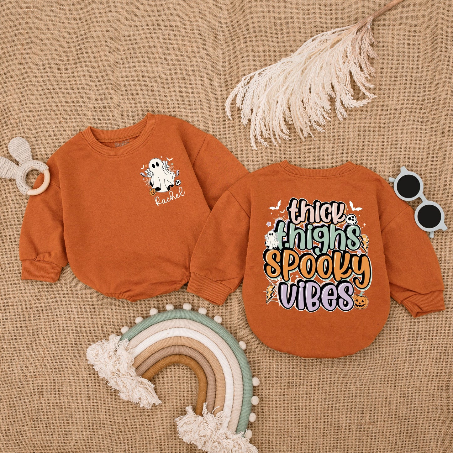 Pumpkin Patch Vibes Baby Romper: First Halloween Outfit, Unisex Gift