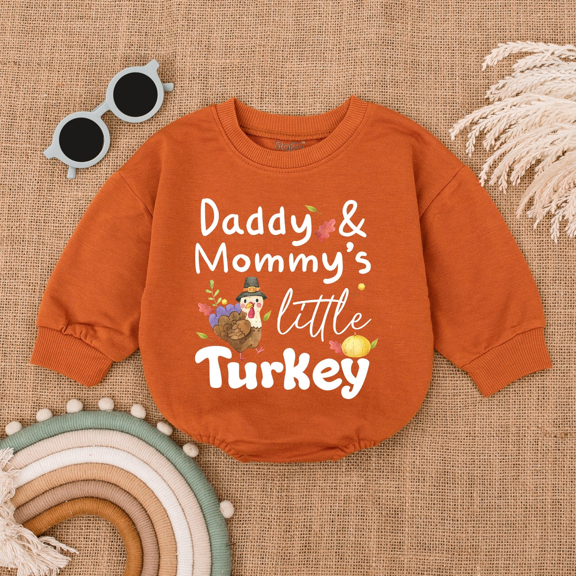 Thanksgiving Pumpkin Romper – Cute Fall Baby Outfit & Infant Bodysuit
