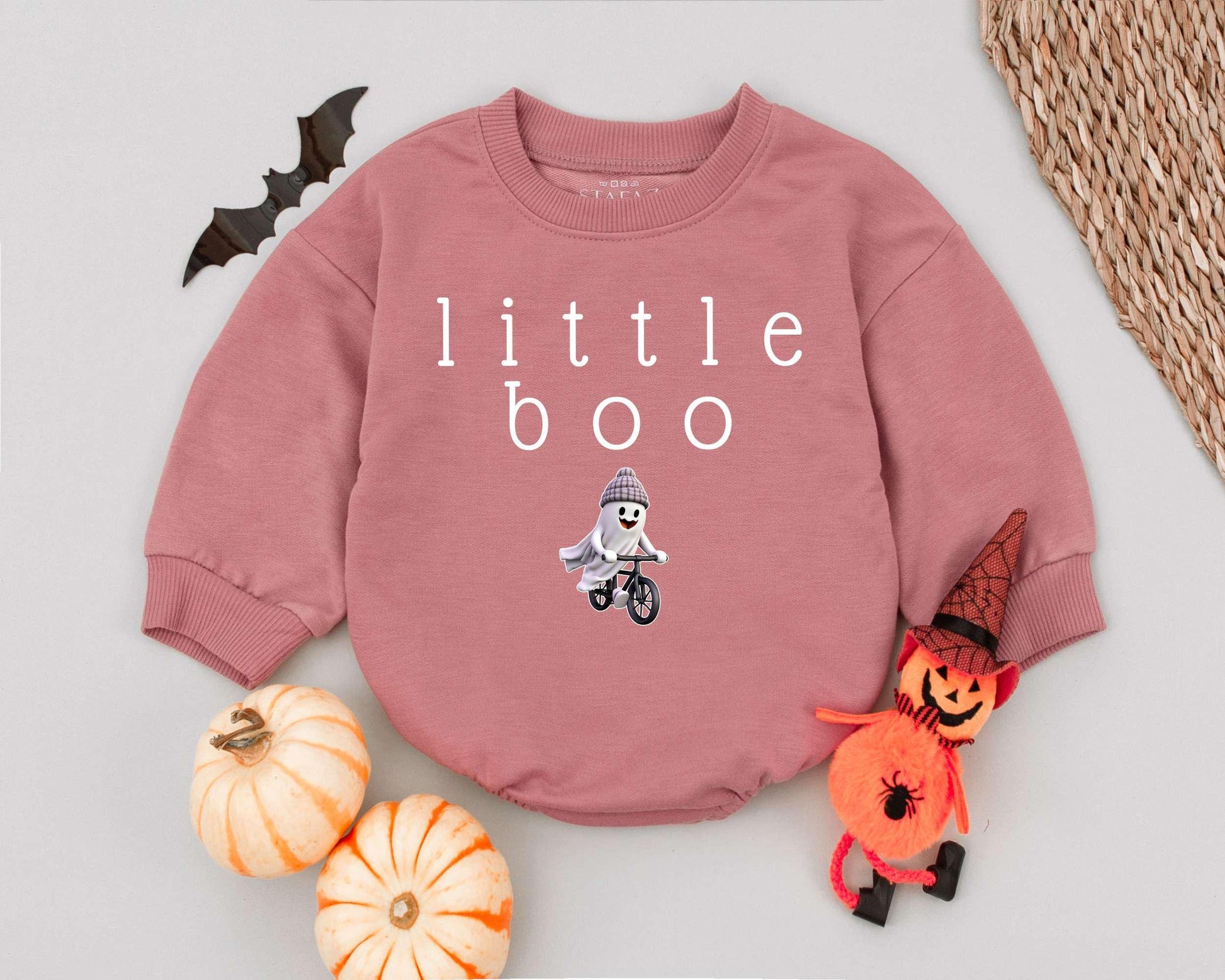 Boo Baby Romper: Cute Ghost Outfit for Spooky Halloween Fun