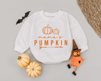 Little Pumpkin Halloween Romper Outfit: Funny Newborn Bodysuit Gift