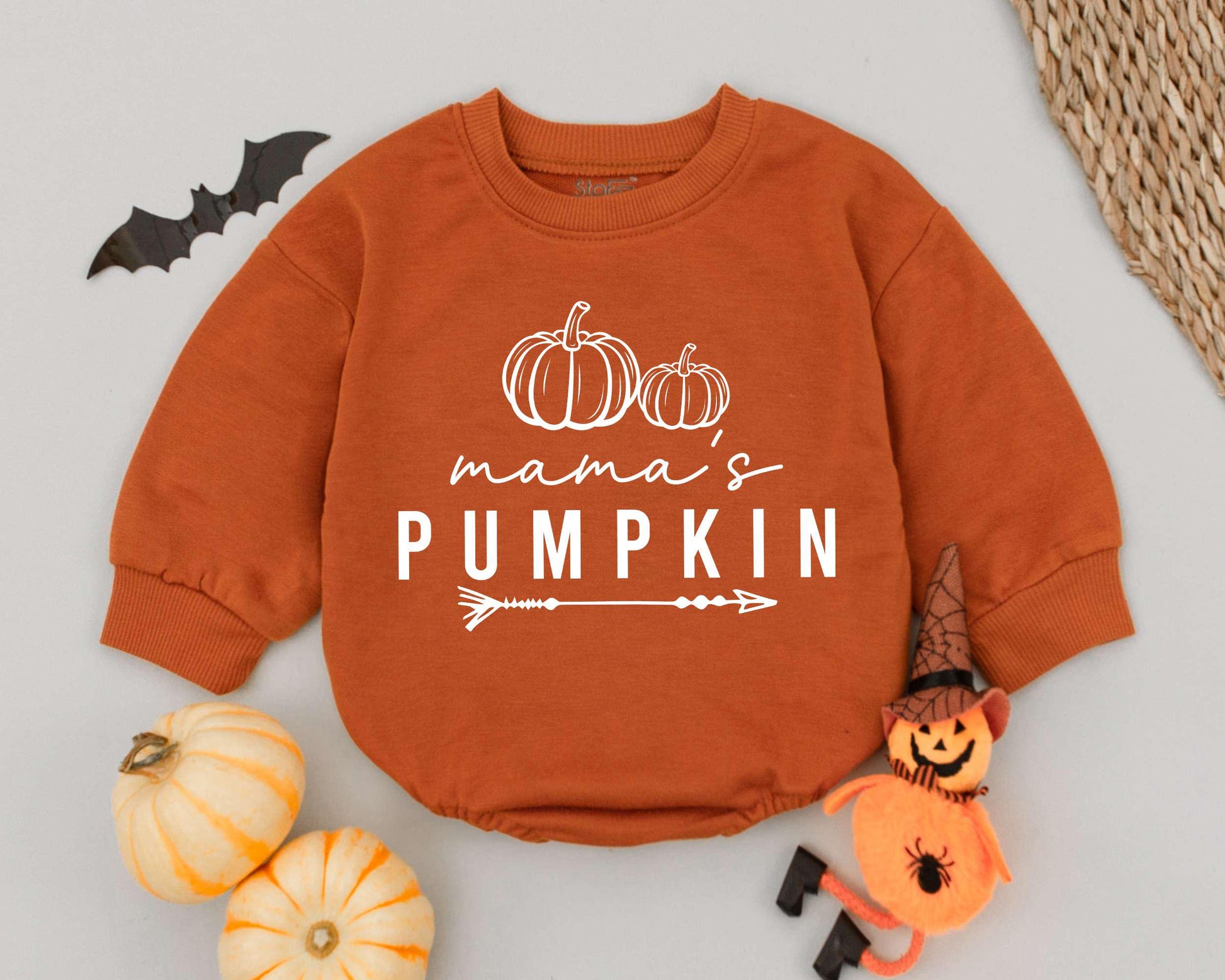 Little Pumpkin Halloween Romper Outfit: Funny Newborn Bodysuit Gift