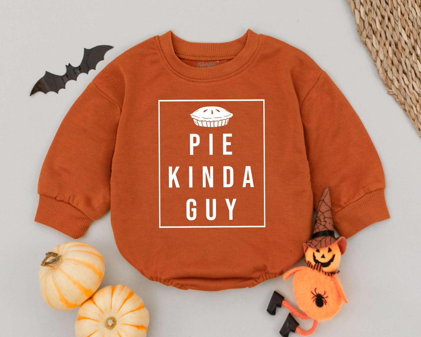 Pumpkin Pie Baby Romper: Cute Halloween Outfit & Fall Gift