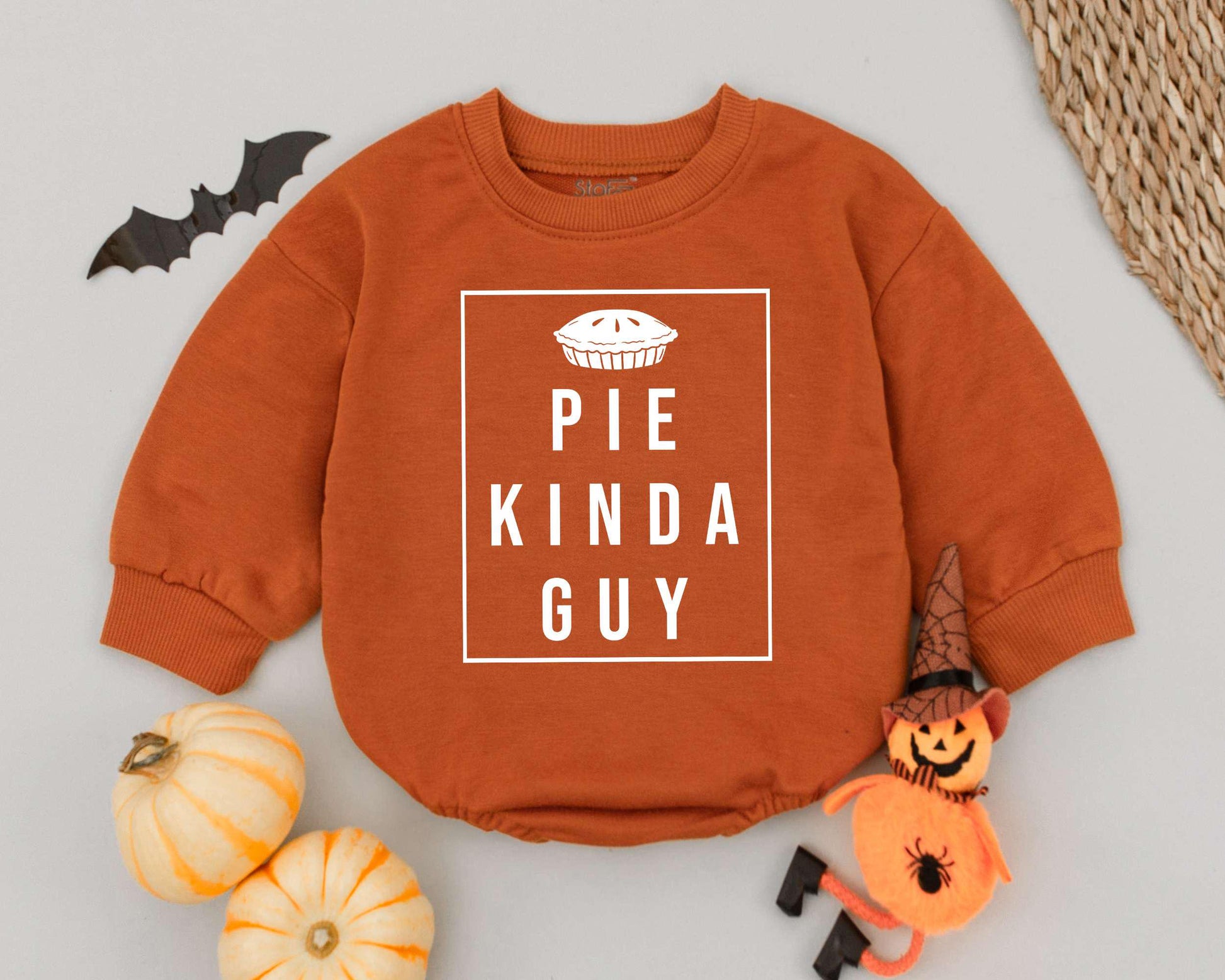 Pumpkin Pie Baby Romper: Cute Halloween Outfit & Fall Gift