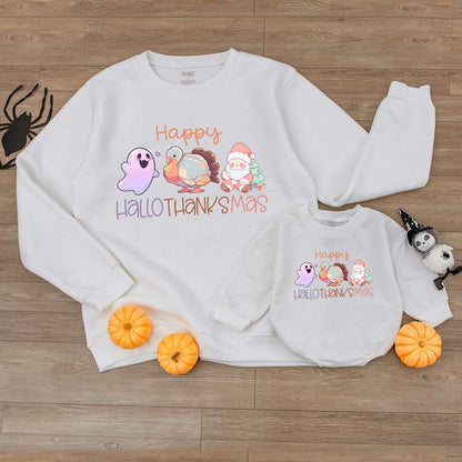 Festive Baby Romper: Halloween, Thanksgiving & Christmas Outfit