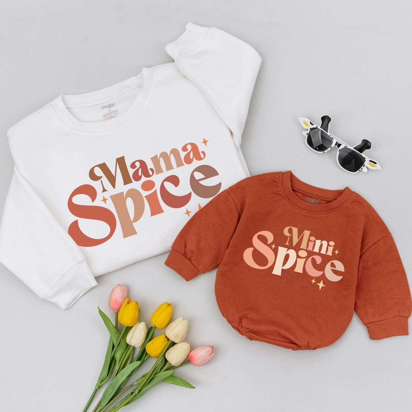 Matching Thanksgiving Family Sweatshirts: Mommy & Me Fall Outfits