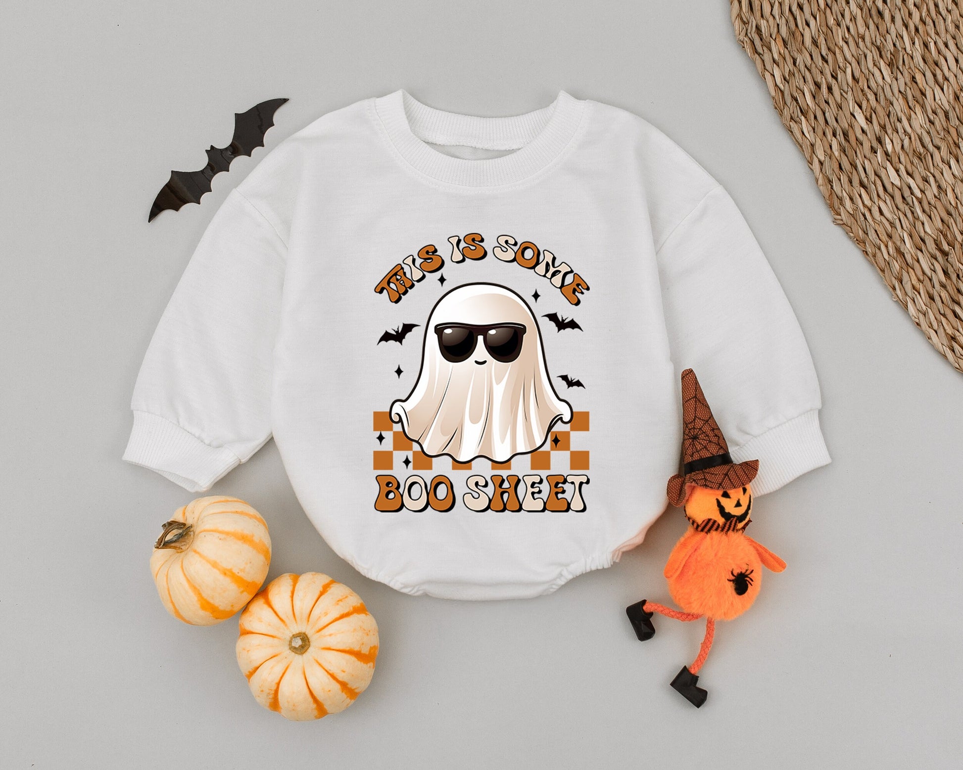 Spooky Ghost Romper - Funny Halloween Costume for Toddlers & Babies