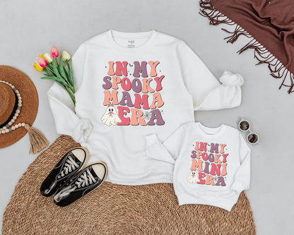 Spooky Family Sweatshirts: Cute Ghost Halloween Mommy and Me Set