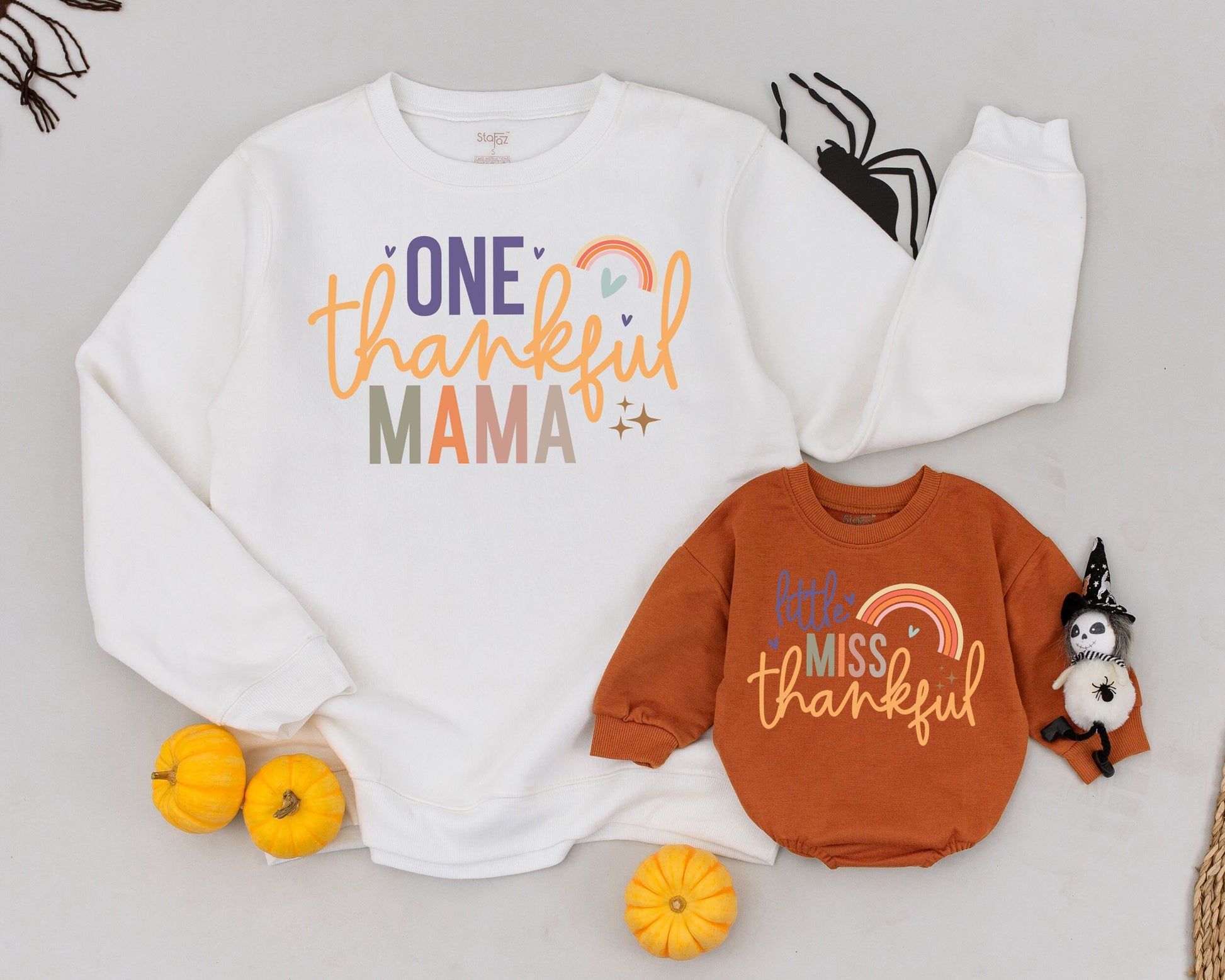 Thankful Mama & Mini Matching Outfits - Perfect for Fall Celebrations