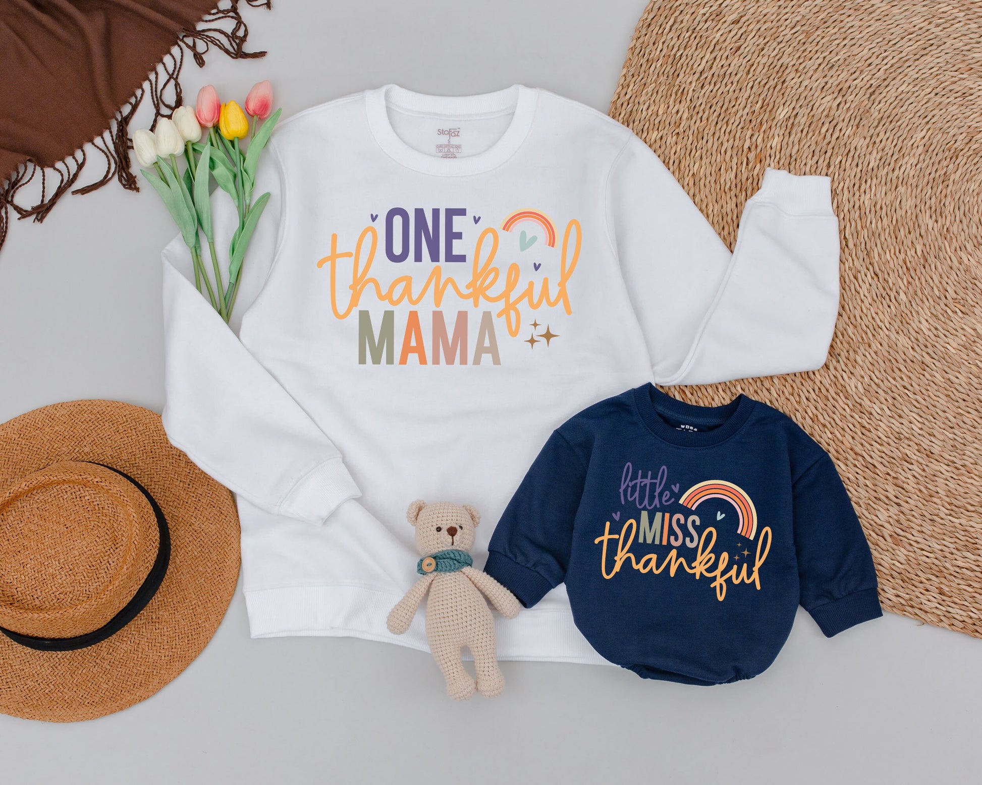 Thankful Mama & Mini Matching Outfits - Perfect for Fall Celebrations