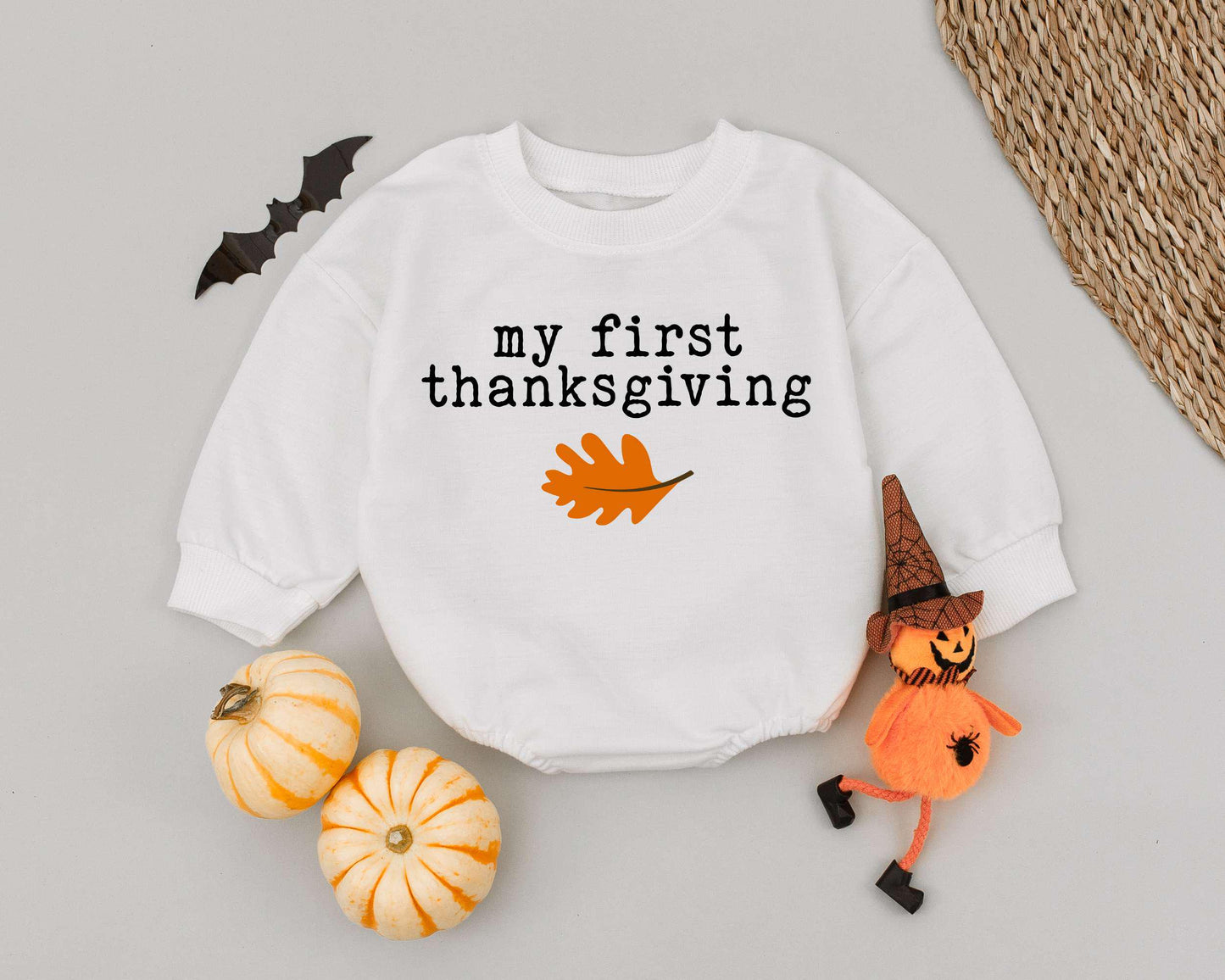 Thanksgiving Baby Romper: Cute Turkey Outfit for Fall Celebrations