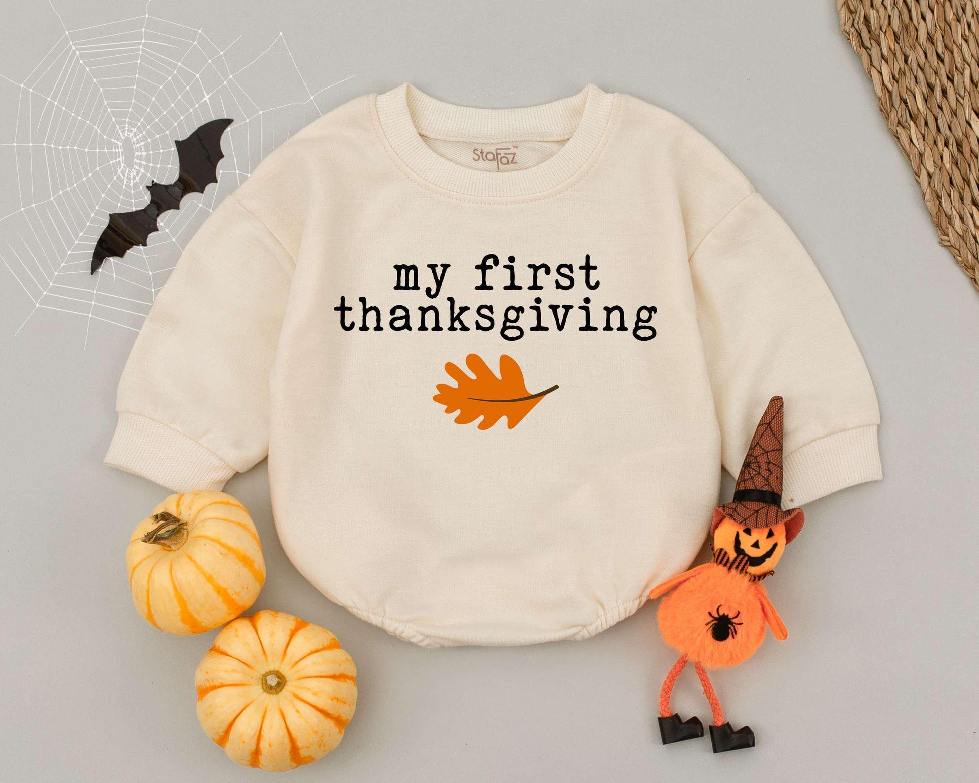 Thanksgiving Baby Romper: Cute Turkey Outfit for Fall Celebrations