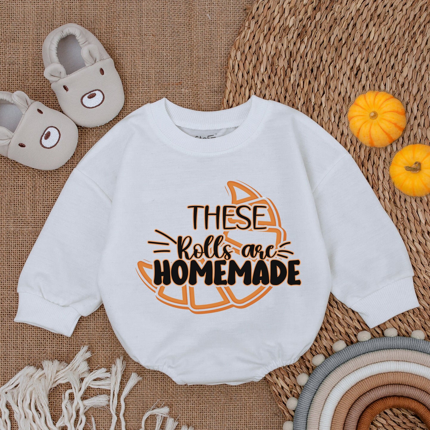 Adorable Thanksgiving Baby Romper: Perfect for Fall Celebrations