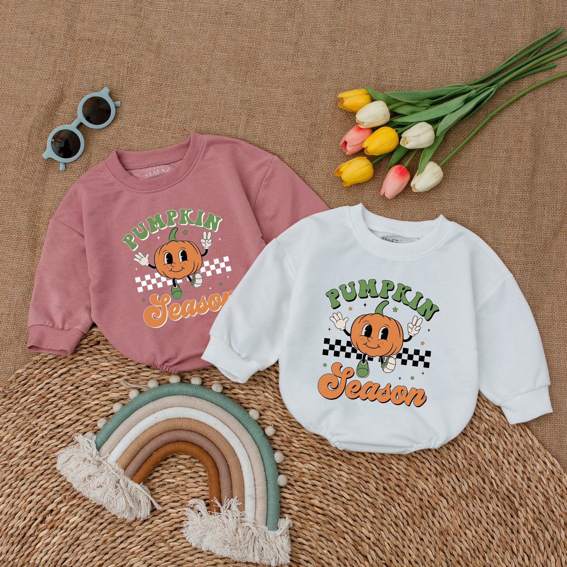 Spooky Pumpkin Baby Romper: Halloween Outfit for Little Pumpkins