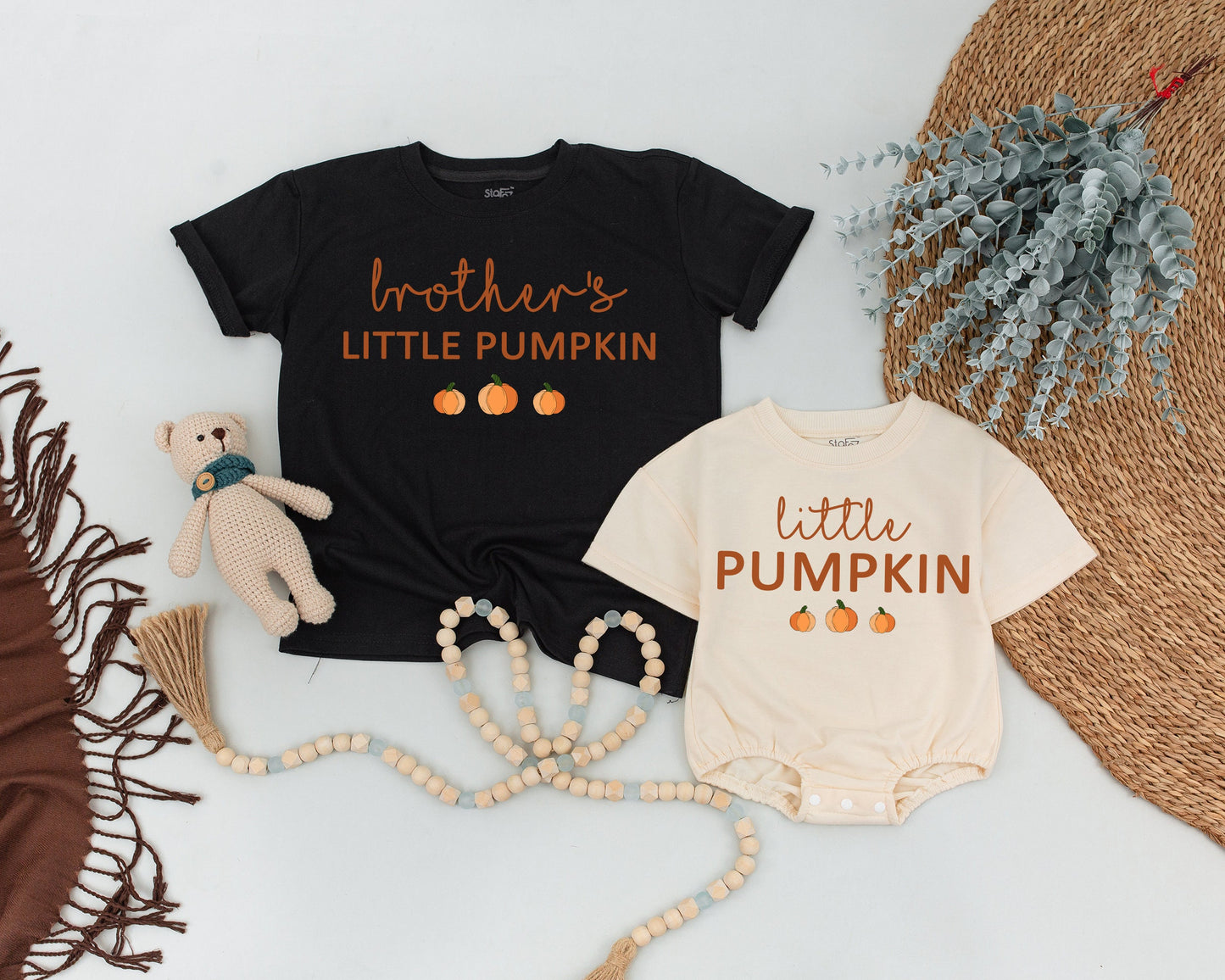 Retro Pumpkin Family Shirts, Fall Birthday Outfits, Mommy & Me