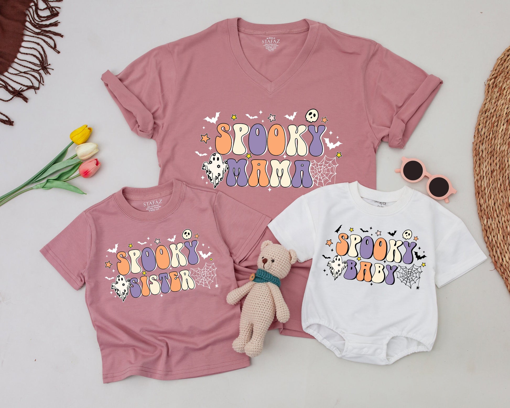 Spooky 1st Birthday Matching Shirts for Family Halloween Celebration