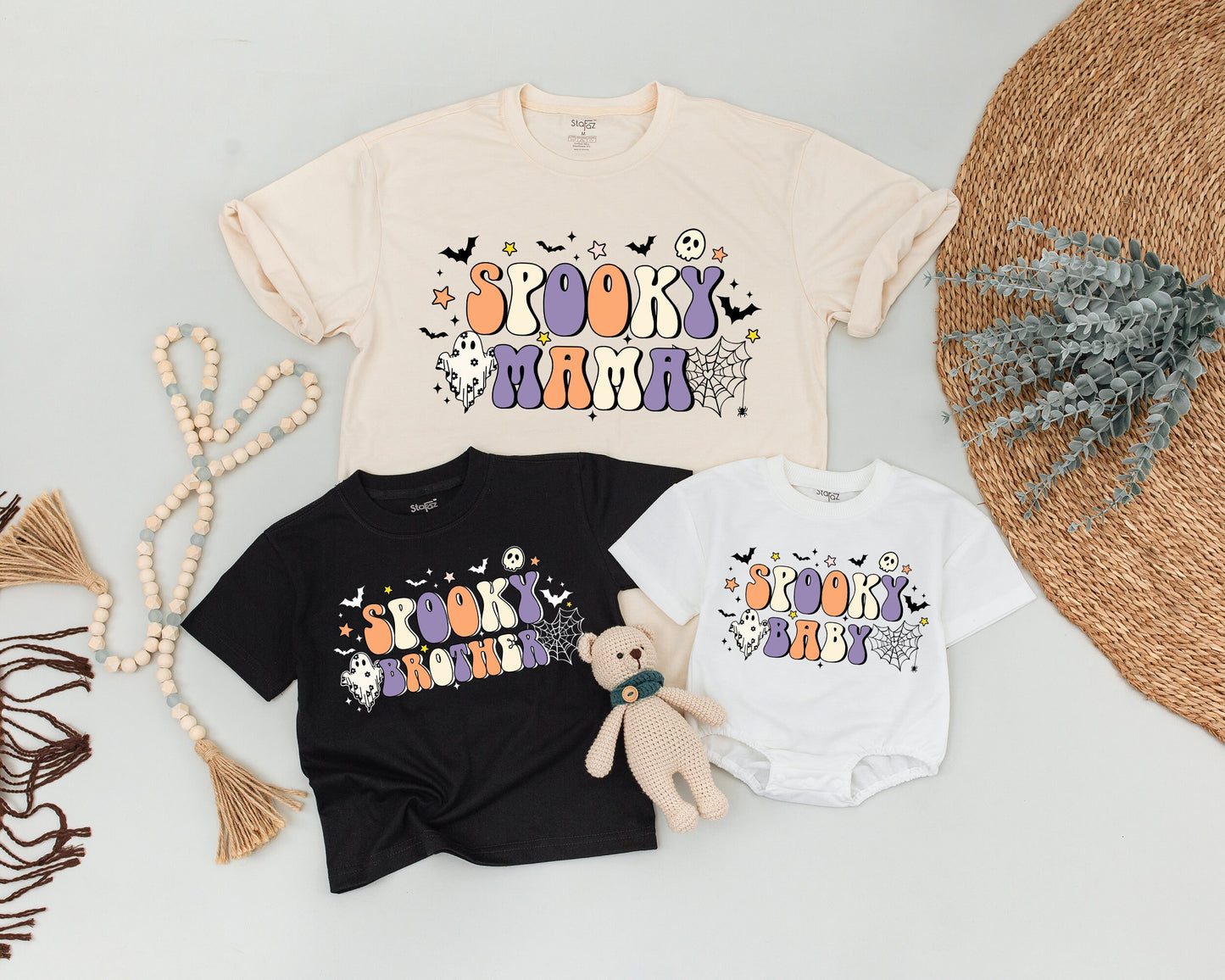 Spooky 1st Birthday Matching Shirts for Family Halloween Celebration