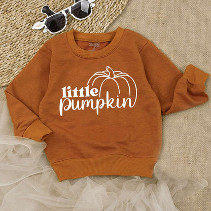 Pumpkin-Themed Baby Romper & Personalized Family Apparel