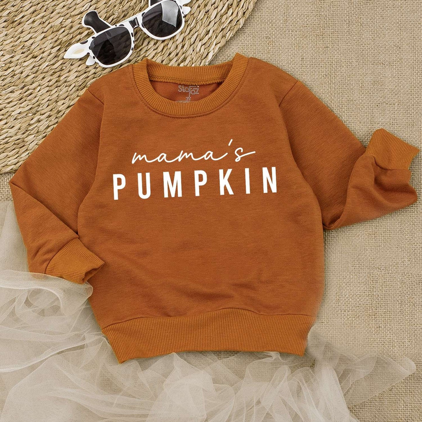 Pumpkin Patch Baby Romper & Family Sweatshirt Set for Fall Fun