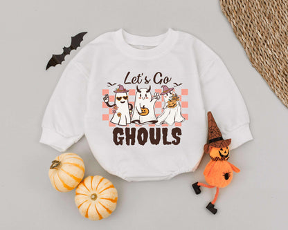 Western Ghost Romper: Baby Halloween Outfit & Newborn Gift