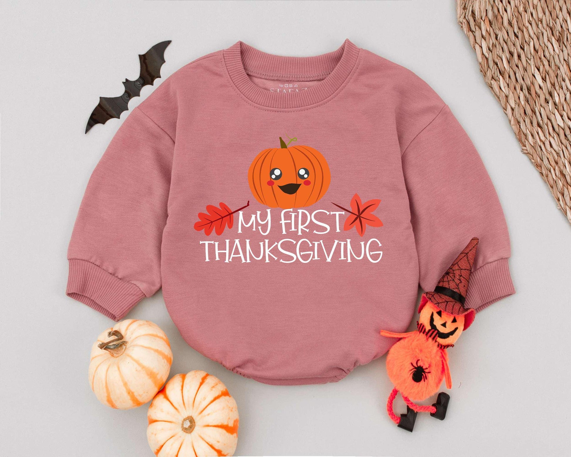 First Thanksgiving Outfit: Funny Fall Baby & Toddler Romper Gift