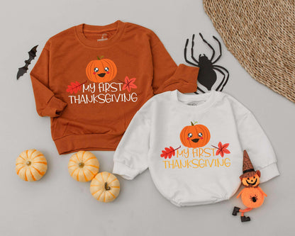 First Thanksgiving Outfit: Funny Fall Baby & Toddler Romper Gift