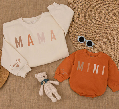Matching Fall Sweatshirts: Mommy & Me Outfits, Custom Thanksgiving