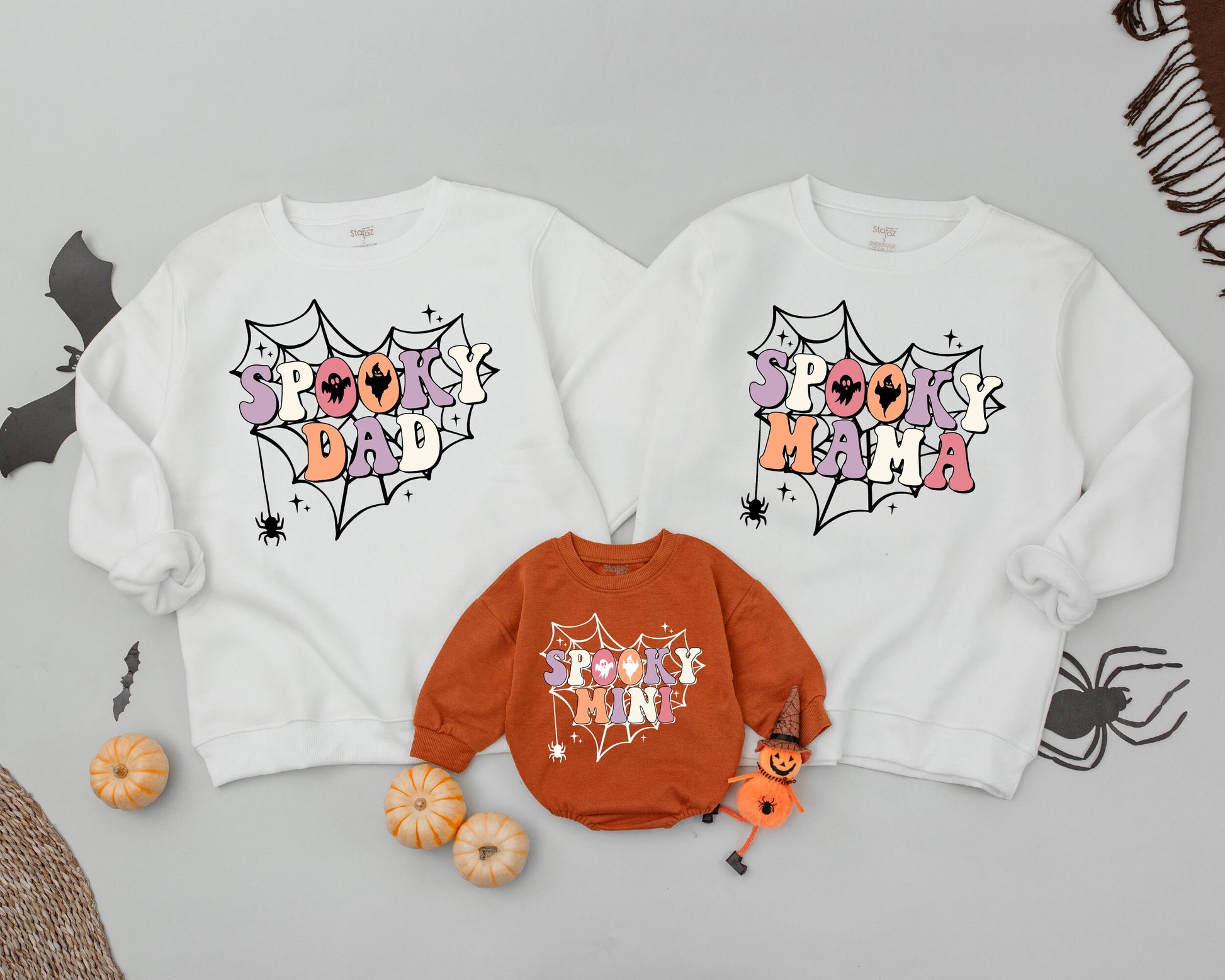 Matching Halloween Family Sweaters: Retro, Funny, Personalized Outfits