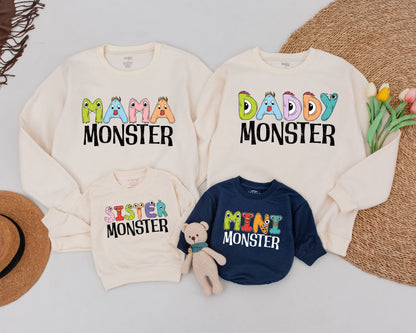 Family Halloween Sweatshirts, Funny Retro, Matching Fall Outfits