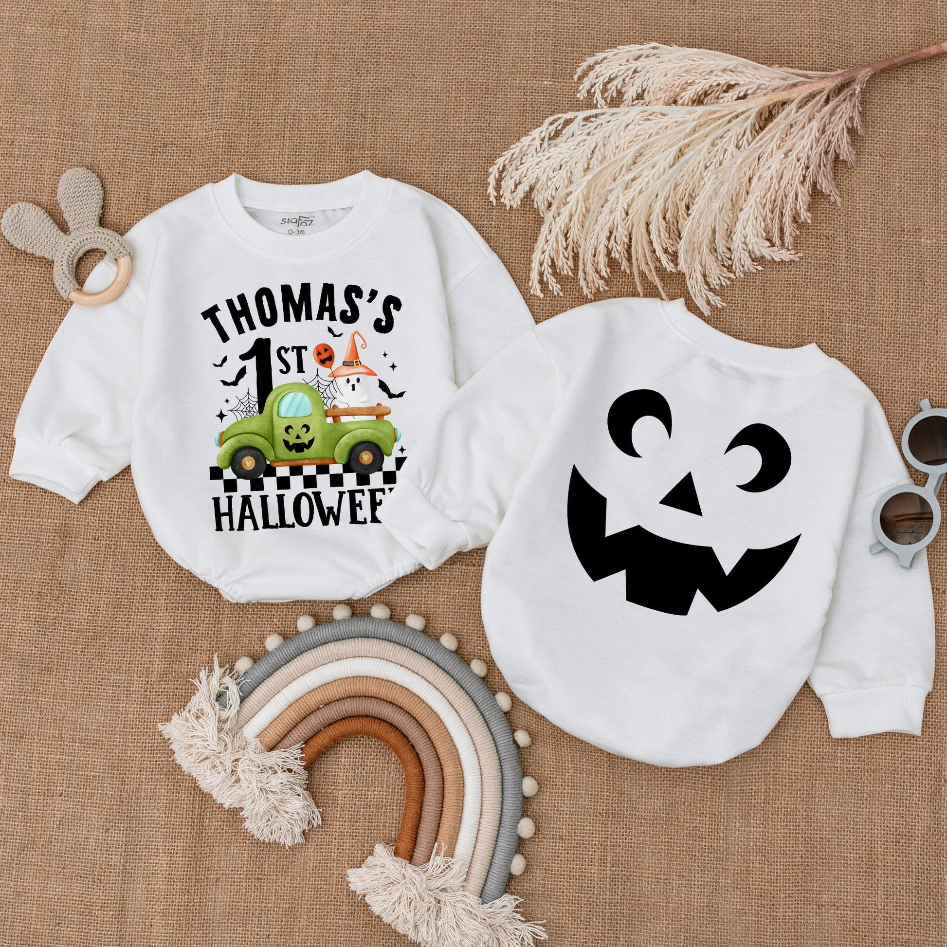 Pumpkin Baby Romper: First Halloween Outfit & Baby Shower Gift