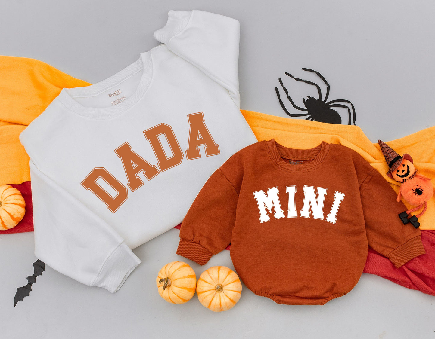 Cozy Family Matching Sweatshirts: Mama, Dada, Mini Fall Outfits