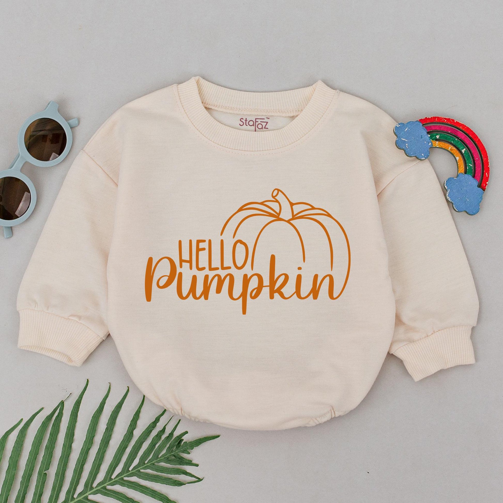 Pumpkin Spice Baby Romper: Autumn Outfit, Baby Shower Gift