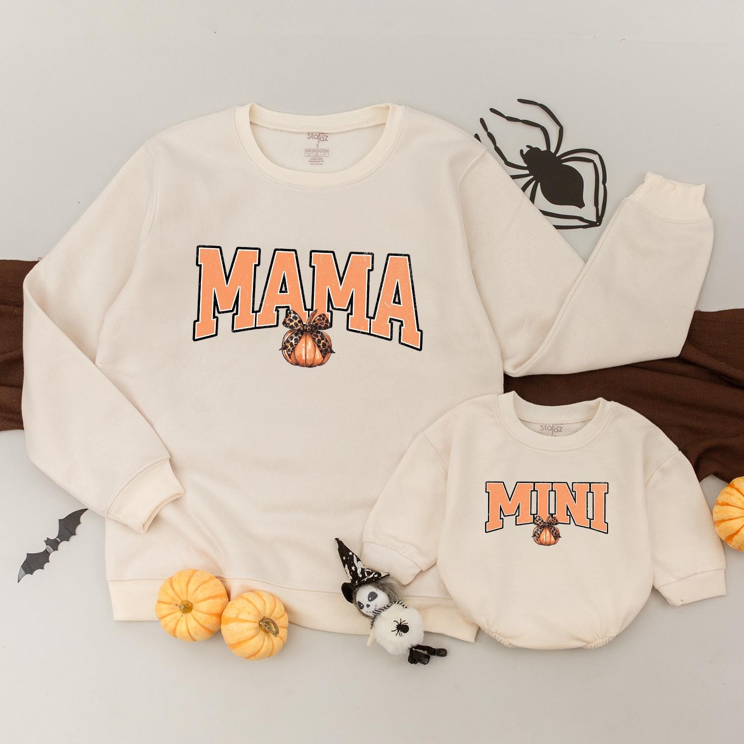 Cozy Mama & Mini Pumpkin Sweaters - Perfect Fall Family Matching