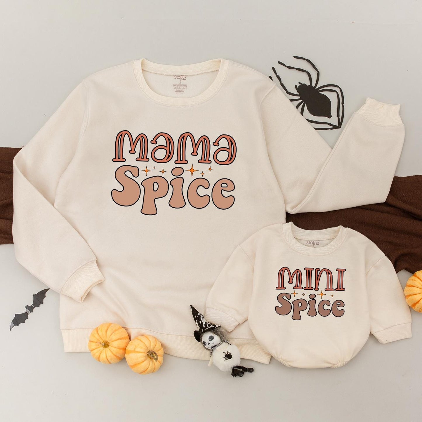 Mama & Mini Pumpkin Spice Sweatshirts | Fall Family Matching Outfits