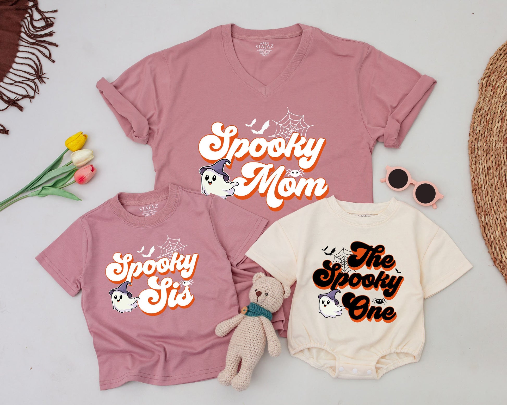 Halloween Family Matching Shirts: Spooky 1st Birthday Outfit Set