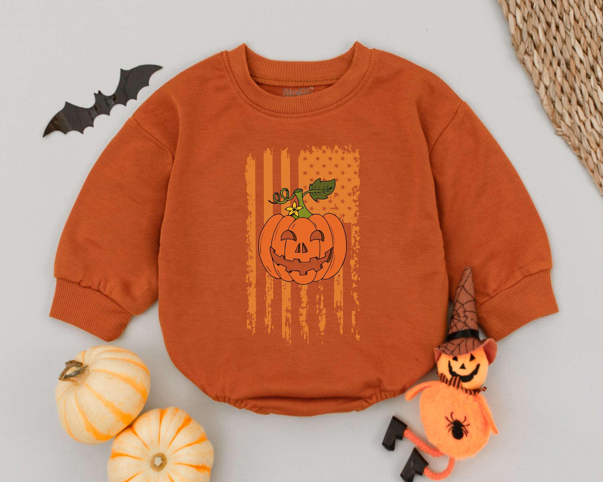 Adorable Halloween Rompers and Sweatshirts for Newborns & Toddlers