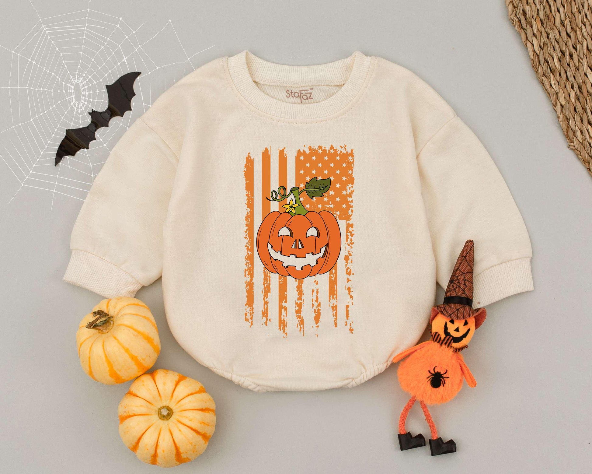 Adorable Halloween Rompers and Sweatshirts for Newborns & Toddlers