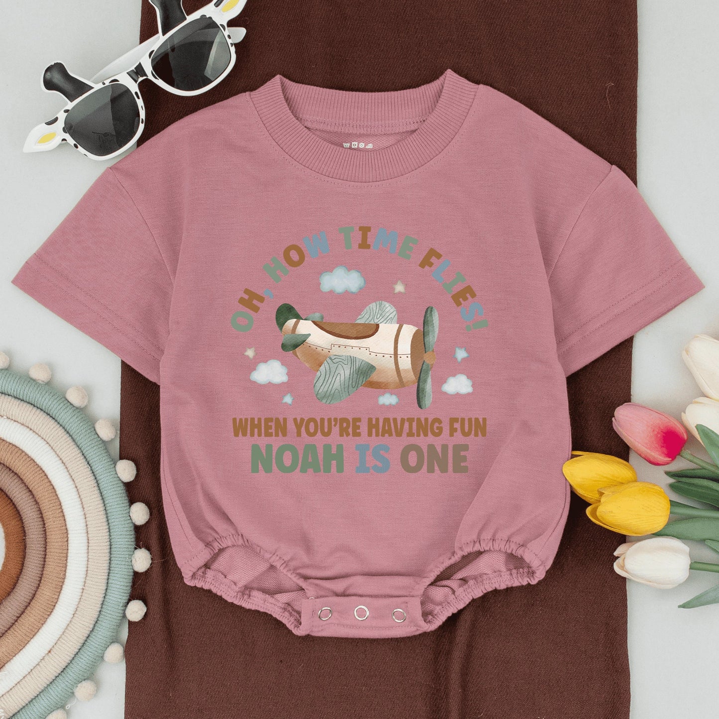 Airplane Birthday Shirts: Family Outfits, Baby Bodysuit, Time Flies  