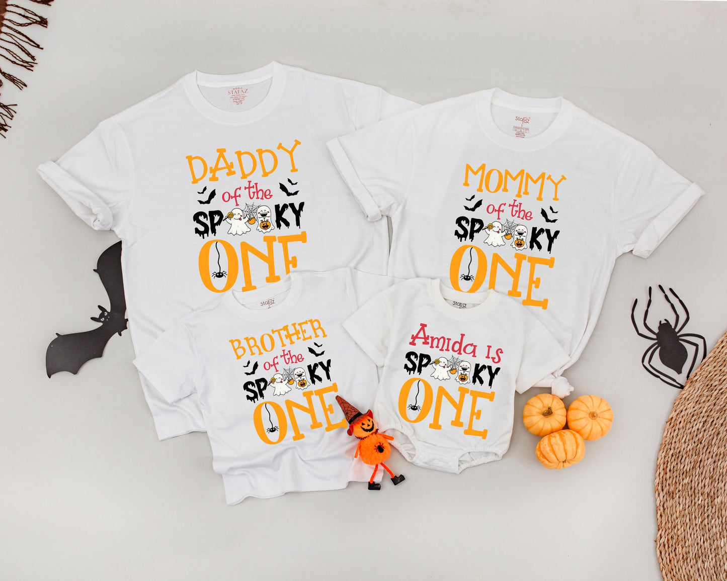 Spooky Birthday Halloween Shirt Set: Mommy & Me Matching Outfits