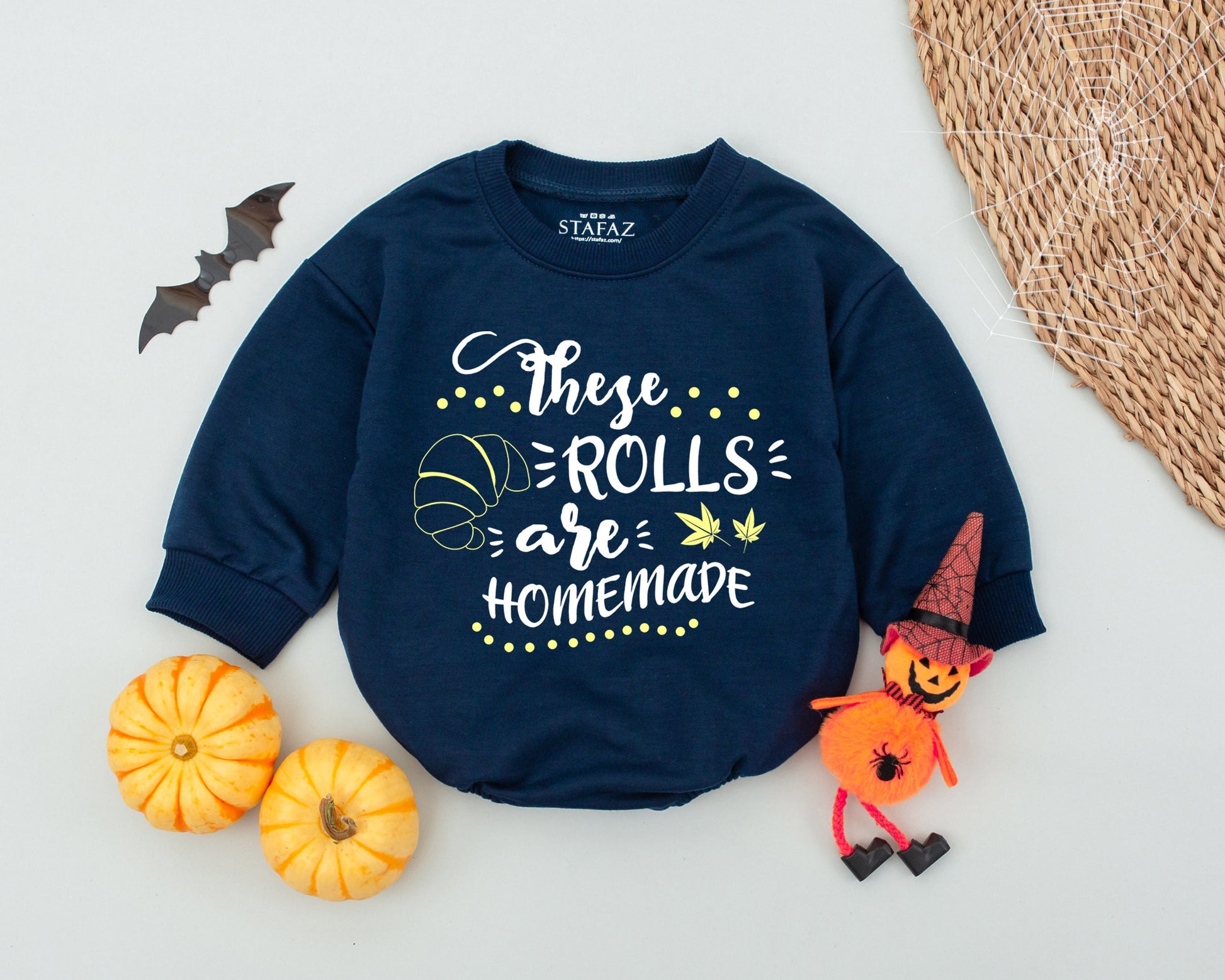 First Thanksgiving Baby Outfit - Pumpkin Romper for Fall Celebrations